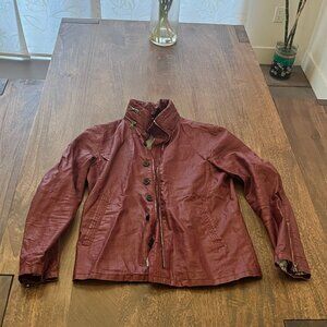 John Varvatos Waxed Linen Jacket 46 EU